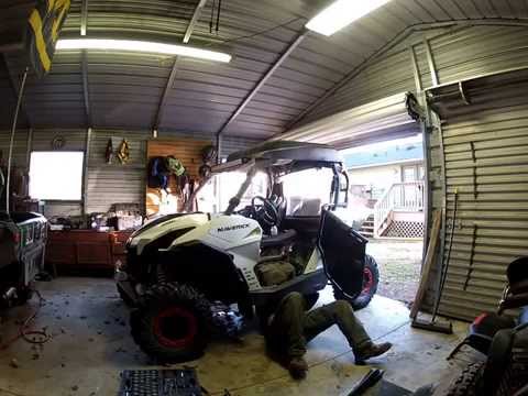 how to change belt on can am commander