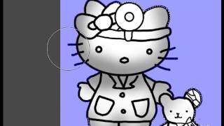 "Dr Hello Kitty" Drawing (Timelapse)