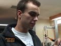 15-year old demonstrates the nuclear reactor that he built in his garage.