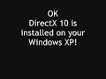 install directx 10 on windows xp