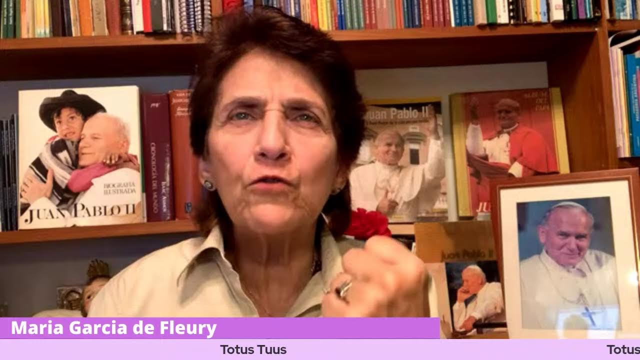 Juan Pablo II en Inteligencia para la Paz con Maria Garcia de Fleury