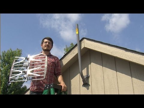 how to properly ground a tv antenna