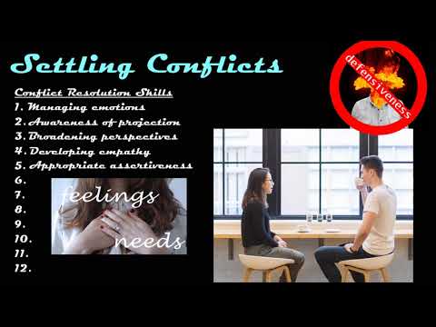 Settling Conflicts