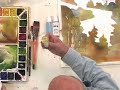 Watercolor Painting with Spray Bottle Effects, cheapjoes.com