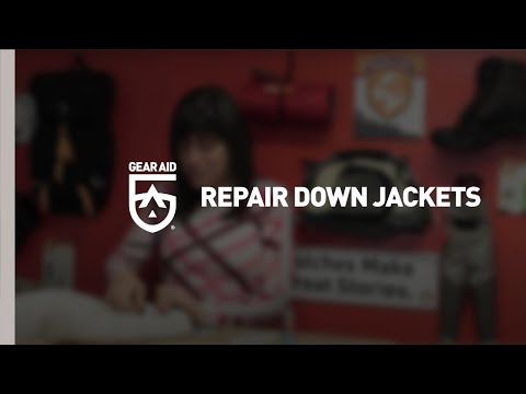 how to patch nylon down jacket