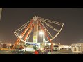 HD Time Lapsed Transforming Ferris Wheel - Carnival Rides - HD Stock Footage
