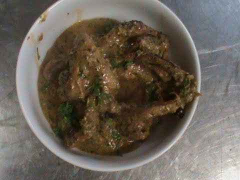 Batair - titter bird recipe made in three chilly flavours black pepper, green chilly and red chilly, cooked in cashew nut and coconut paste.