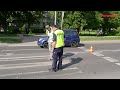 Potr�cenie rowerzystki na ul. Zwierzynieckiej 