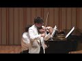 Ken Hamao plays Richard Strauss Violin Sonata (3)