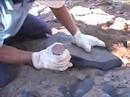 22" Basalt Biface - Field spalling ...