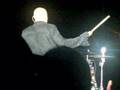 Peter Furler of the Newsboys playing the drums