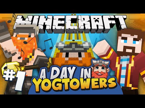at - Minecraft adventure map fun! It's mine and Simon's first day at Yogtowers, so we have to go through the normal first day proceedings of exploring the insides of a giant computer in order to...