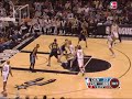 Tony Parker's scoop shot from way down low