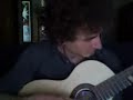 Testing the Cardenas Brazil rosewood guitar (cut away)