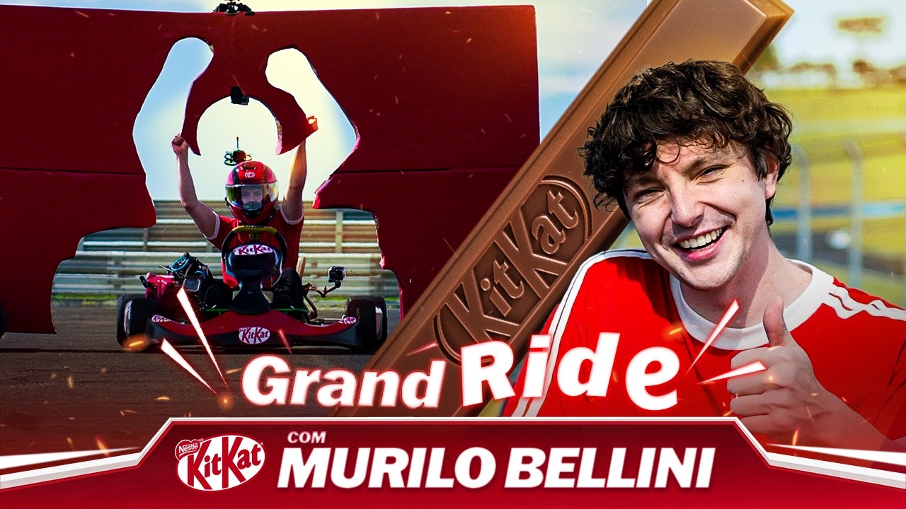 ACERTE O BURACO COM KART E VOLTA RÁPIDA COM RSQ8 NA CÂMERA DE VÍDEO GAME |  GRAND RIDE KITKAT EP.02