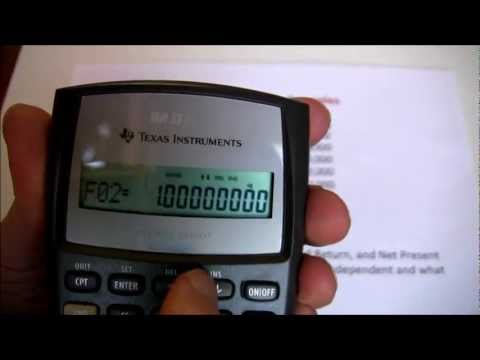 how to calculate irr