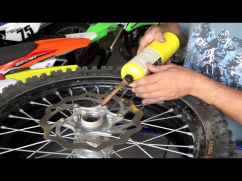 how to remove yz250 front wheel