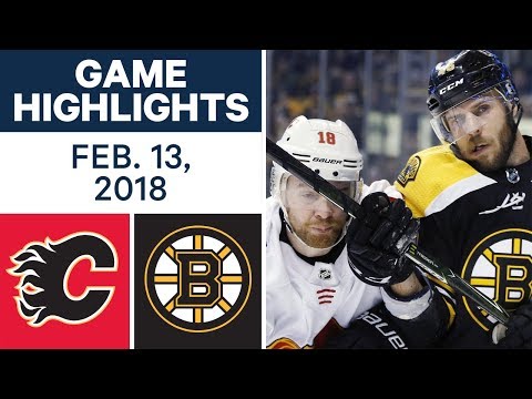 Video: NHL Game Highlights | Flames vs. Bruins - Feb. 13, 2018
