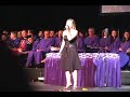 Kate Singing at the Stern Graduation Kate Singing at the Stern Graduation