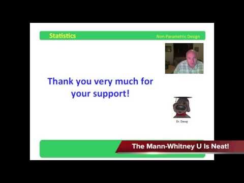 how to use mann whitney u test