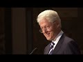 former president bill clinton (sfs'68) told an audience in georgetown's historic gaston hall that being a good citizen in the 21st century 