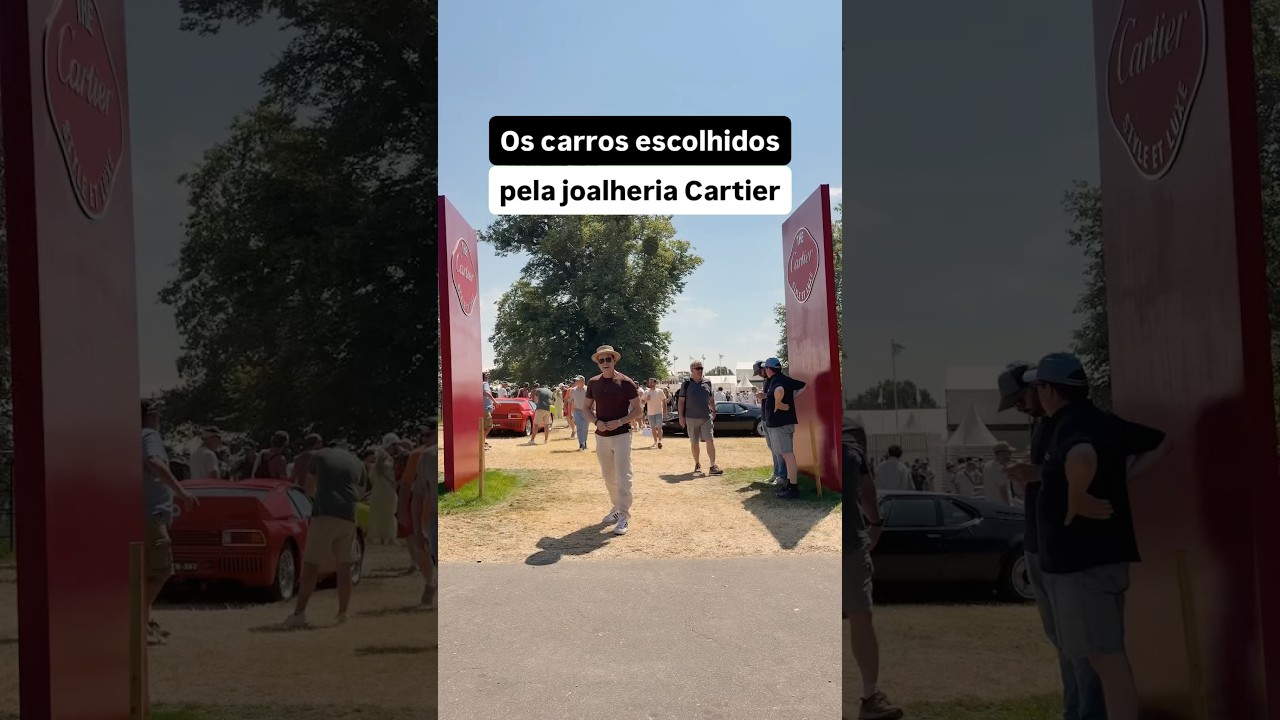 Os carros escolhidos pela joalheiros Cartier
