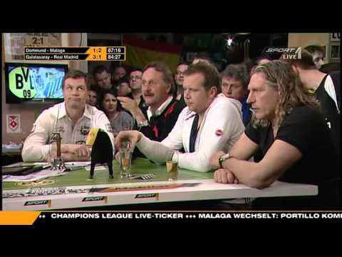 bvb - Die letzen 10 Minuten plus Nachspielzeit des Champions-League-Viertelfinals Borussia Dortmund - FC Malaga v. 09.04.2013 beim Mobilat Fantalk auf Sport1 !!! K...