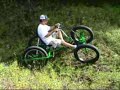 The ATC is an off-road recumbent four-wheeler, a pedal-powered ATV all-terrain vehicle. It is designed to be a capable cross-country traveler, not a downhill racing cycle. It has built-in cargo capacity, and is available with optional sun/rain canopy, fenders, fairing or power assist. For more information, go to www.lightfootcycles.com