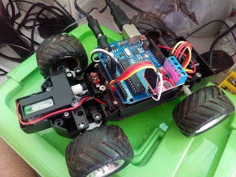 how to control a rc car through laptop