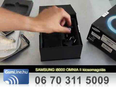 Samsung i8000 Omnia II 2GB teszt vide�