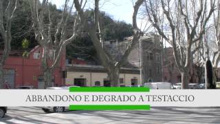 Abbandono e degrado nell’ex Mattatoio di Testaccio Abbandono e degrado nell’ex Mattatoio di Testaccio