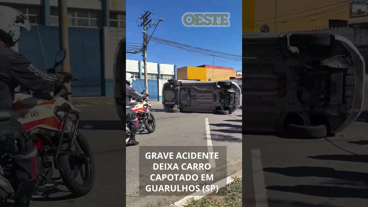 Grave Acidente Deixa Carro Capotado Em Guarulhos (Sp)