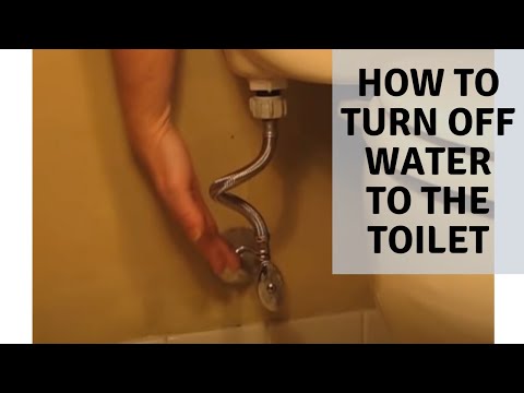 how to turn the water off