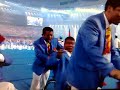 Paralympics 2008 Man falls out of wheelchair!!