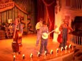 disneyland, frontierland, inside the golden horseshoe saloon, it's billy hilly & the hillbillies, 'green team', performing 'hillbilly stunt band', as seen from the 2nd level, on the left side, on the official 53rd anniversary of the grand opening of disneyland u.s.a., lve snd, disneyland live entertainment clip 4, filmed on 7/17/08...