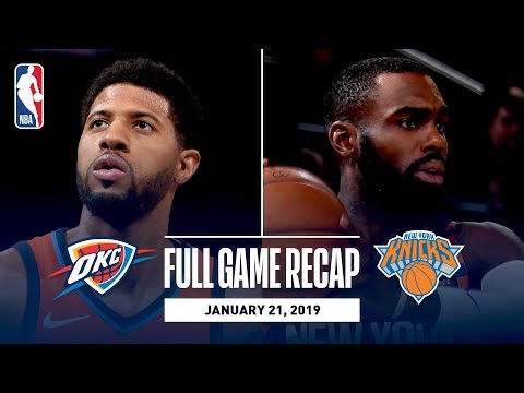 Video: Full Game Recap: Thunder vs Knicks | Paul George Drops 31 In The Garden
