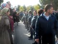 Manifestazione contro la guerra a Gaza - Universit� Ebraica di Gerusalemme