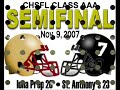 CHSFL Semis: Iona Prep vs. St. Anthony's