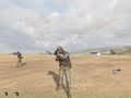 A video of an E3 alpha build of Armed Assault, showing off the support for Track IR, which is mostly used in flight sims. With its use in a shooter, it may give an edge to people who have the ability to move the head independly of the rest of the player. Note the details of swaying grass and birds flying in the distance, this engine is really going to push everything from today's and next generations comptuers...