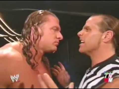 Triple H vs Rob Van Dam Shawn Michaels as Special Guest Referee (Full Match) Raw 2002