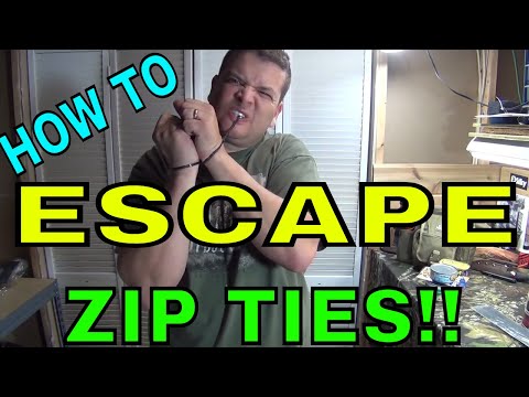 how to break zip ties
