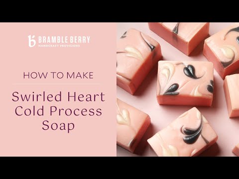 Swirled Hearts Soap Project