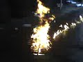 Sewer Grate Fire