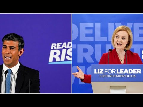 Grobritannien: Konservative Rishi Sunak und Liz Tr ...