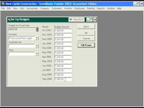 how to edit budget in quickbooks
