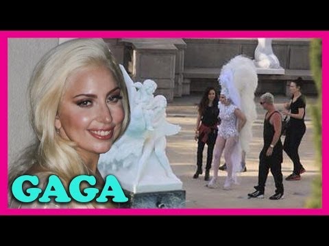 Lady Gaga Films “G.U.Y.” Music Video at Hearst Castle- What’s Up With Gaga?