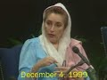 Benazir Bhutto at The Connecticut Forum Benazir Bhutto at The Connecticut Forum