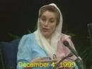 Benazir Bhutto at The Connecticut Forum