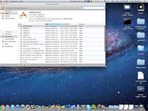 how to recover keychain password in mac