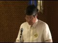 Sen. Kiko Pangilinan delivers his welcome remarks during the 9th TAYO Awarding